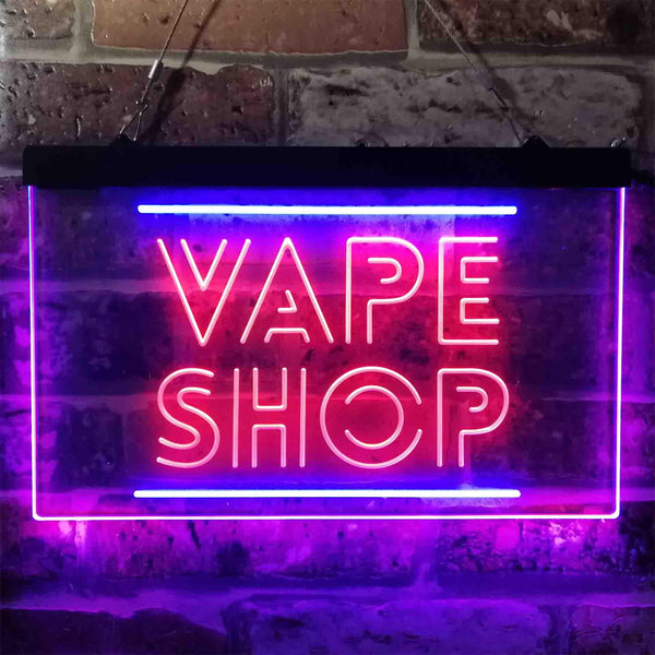 ADVPRO Vape Shop Dual-Color LED Neon Sign ADVPRO Vape Shop Dual-Color LED Neon Sign