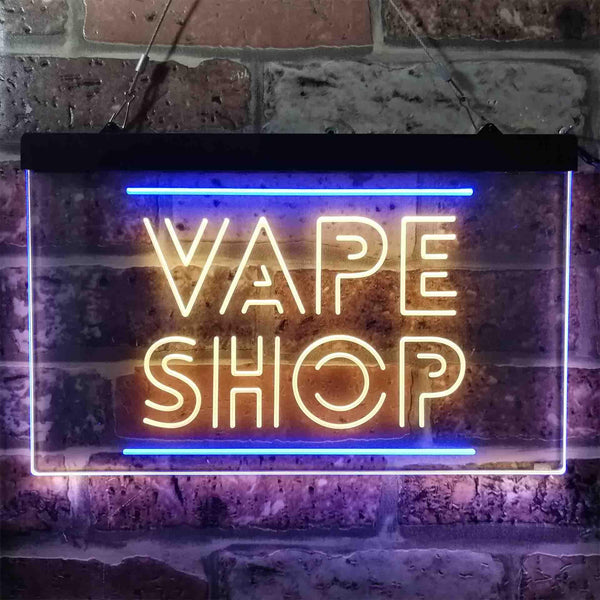 ADVPRO Vape Shop Dual-Color LED Neon Sign