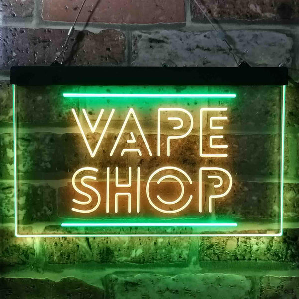 ADVPRO Vape Shop Dual-Color LED Neon Sign