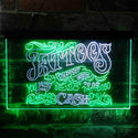 ADVPRO Tattoo Expert 18+ Cash Only Dual Color LED Neon Sign st6-i3883 - White & Green