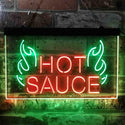 ADVPRO Hot Sauce Dual Color LED Neon Sign st6-i3890 - Green & Red