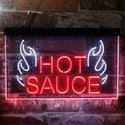 ADVPRO Hot Sauce Dual Color LED Neon Sign st6-i3890 - White & Red