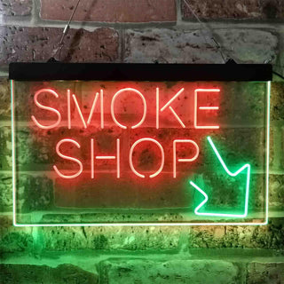 ADVPRO Smoke Shop Dual Color LED Neon Sign st6-i3891 - Green & Red