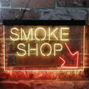 ADVPRO Smoke Shop Dual Color LED Neon Sign st6-i3891 - Red & Yellow