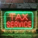 ADVPRO Tax Service Company Dual Color LED Neon Sign st6-i3894 - Green & Red