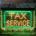 ADVPRO Tax Service Company Dual Color LED Neon Sign st6-i3894 - Green & Yellow