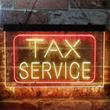 ADVPRO Tax Service Company Dual Color LED Neon Sign st6-i3894 - Red & Yellow