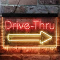 ADVPRO Drive Thru Arrow Right Dual Color LED Neon Sign st6-i3895 - Red & Yellow