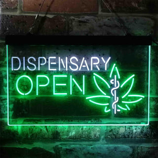 ADVPRO Dispensary Cross Medical Supply Shop Dual Color LED Neon Sign st6-i3897 - White & Green