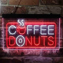 ADVPRO Coffee Donut Restaurant Dual Color LED Neon Sign st6-i3898 - White & Red