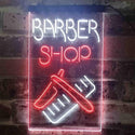 ADVPRO Barber Shop Display  Dual Color LED Neon Sign st6-i3902 - White & Red