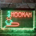 ADVPRO Hookah Smoke Bar Dual Color LED Neon Sign st6-i3906 - Green & Red