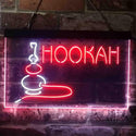 ADVPRO Hookah Smoke Bar Dual Color LED Neon Sign st6-i3906 - White & Red