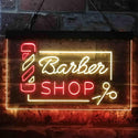 ADVPRO Barber Shop Pole Scissor Hair Cut Dual Color LED Neon Sign st6-i3909 - Red & Yellow