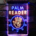 ADVPRO Palm Reader Hand Display  Dual Color LED Neon Sign st6-i3933 - Blue & Yellow