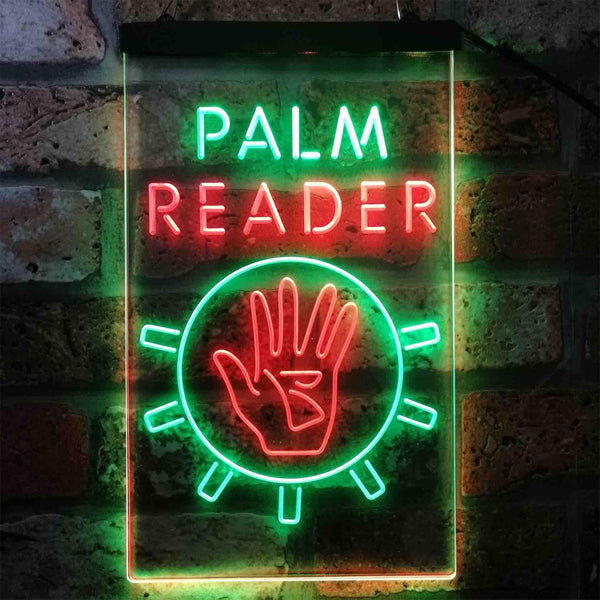 ADVPRO Palm Reader Hand Display  Dual Color LED Neon Sign st6-i3933 - Green & Red