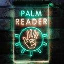 ADVPRO Palm Reader Hand Display  Dual Color LED Neon Sign st6-i3933 - Green & Yellow