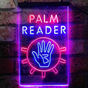 ADVPRO Palm Reader Hand Display  Dual Color LED Neon Sign st6-i3933 - Red & Blue