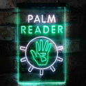 ADVPRO Palm Reader Hand Display  Dual Color LED Neon Sign st6-i3933 - White & Green