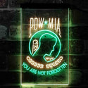 ADVPRO Pow Mia You are not Forgotten National League of Families  Dual Color LED Neon Sign st6-i3935 - Green & Yellow