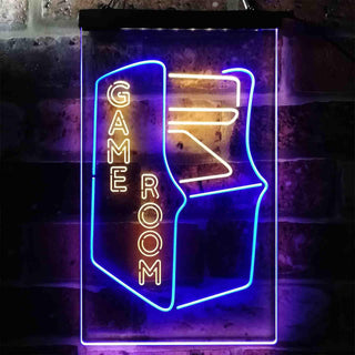 ADVPRO Game Room Arcade Kid Man Cave  Dual Color LED Neon Sign st6-i3944 - Blue & Yellow