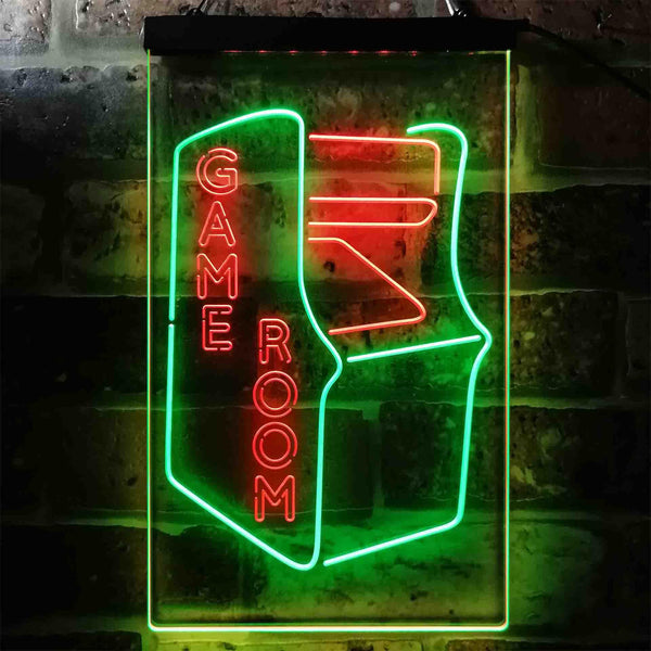 ADVPRO Game Room Arcade Kid Man Cave  Dual Color LED Neon Sign st6-i3944 - Green & Red
