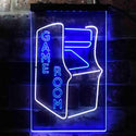 ADVPRO Game Room Arcade Kid Man Cave  Dual Color LED Neon Sign st6-i3944 - White & Blue
