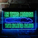 ADVPRO in This House We Bleed Blue Dual Color LED Neon Sign st6-i3948 - Green & Blue