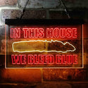 ADVPRO in This House We Bleed Blue Dual Color LED Neon Sign st6-i3948 - Red & Yellow