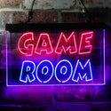 ADVPRO Game Room Wording Text Dual Color LED Neon Sign st6-i3950 - Red & Blue