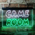 ADVPRO Game Room Wording Text Dual Color LED Neon Sign st6-i3950 - White & Green