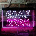 ADVPRO Game Room Wording Text Dual Color LED Neon Sign st6-i3950 - White & Purple