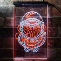 ADVPRO Astronaut I Need More Space Living Room Display  Dual Color LED Neon Sign st6-i3953 - White & Orange