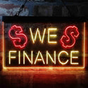 ADVPRO We Finance Money Signal Lending Dual Color LED Neon Sign st6-i3957 - Red & Yellow