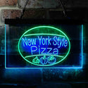 ADVPRO New York Style Pizza Shop Dual Color LED Neon Sign st6-i3959 - Green & Blue