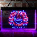 ADVPRO Spicy Dragon Ramen Japan Food Dual Color LED Neon Sign st6-i3961 - Red & Blue
