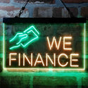ADVPRO We Finance Borrowing Lending Money Dual Color LED Neon Sign st6-i3963 - Green & Yellow