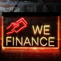 ADVPRO We Finance Borrowing Lending Money Dual Color LED Neon Sign st6-i3963 - Red & Yellow