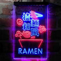 ADVPRO Ramen Bowl Japanese Style  Dual Color LED Neon Sign st6-i3970 - Red & Blue