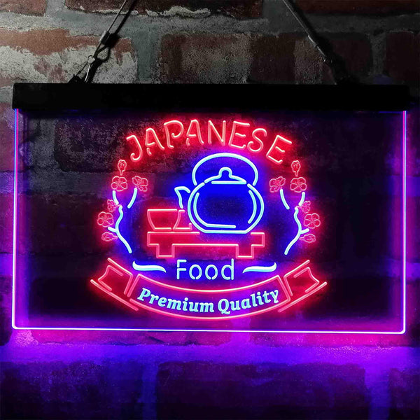 ADVPRO Japanese Food Restaurant Decoration Dual Color LED Neon Sign st6-i3975 - Blue & Red