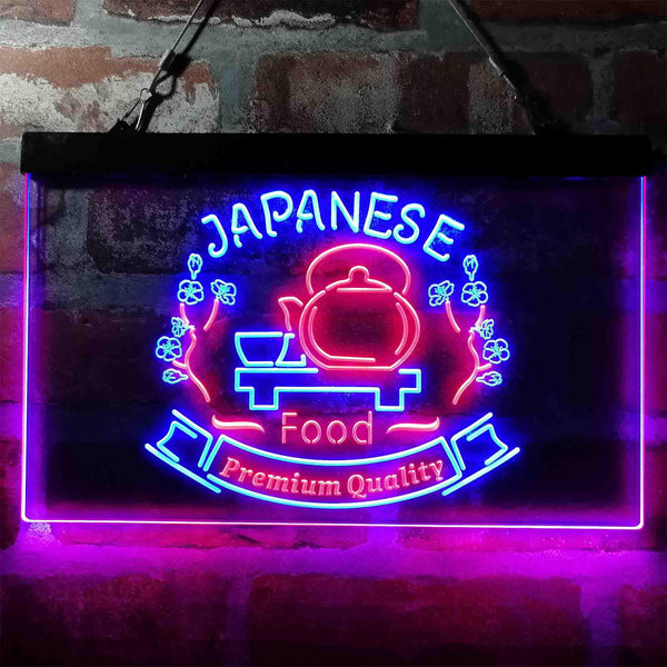 ADVPRO Japanese Food Restaurant Decoration Dual Color LED Neon Sign st6-i3975 - Red & Blue