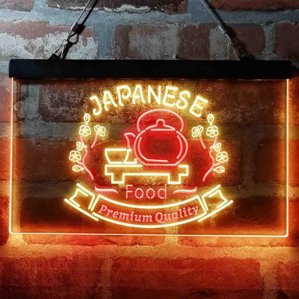 ADVPRO Japanese Food Restaurant Decoration Dual Color LED Neon Sign st6-i3975 - Red & Yellow