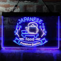 ADVPRO Japanese Food Restaurant Decoration Dual Color LED Neon Sign st6-i3975 - White & Blue