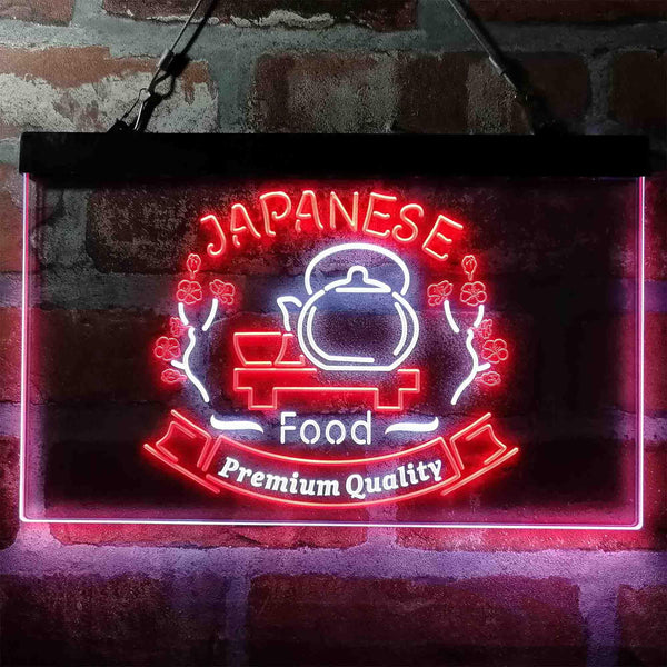 ADVPRO Japanese Food Restaurant Decoration Dual Color LED Neon Sign st6-i3975 - White & Red