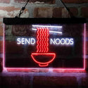ADVPRO Humor Send Noods Nudes Noodles Home Decoration Dual Color LED Neon Sign st6-i3977 - White & Red