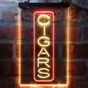 ADVPRO Cigars Vertical Display  Dual Color LED Neon Sign st6-i3980 - Red & Yellow