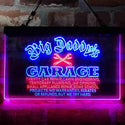 ADVPRO Big Daddy Garage Tools Dual Color LED Neon Sign st6-i3984 - Red & Blue