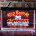 ADVPRO Big Daddy Garage Tools Dual Color LED Neon Sign st6-i3984 - White & Orange