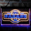 ADVPRO Big Daddy Garage Tools 24 Hours 7 Days Dual Color LED Neon Sign st6-i3985 - Blue & Yellow