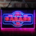 ADVPRO Big Daddy Garage Tools 24 Hours 7 Days Dual Color LED Neon Sign st6-i3985 - Red & Blue
